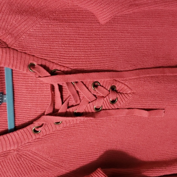 Soho NY&CO. Hooded Long Sweater - Picture 2 of 4